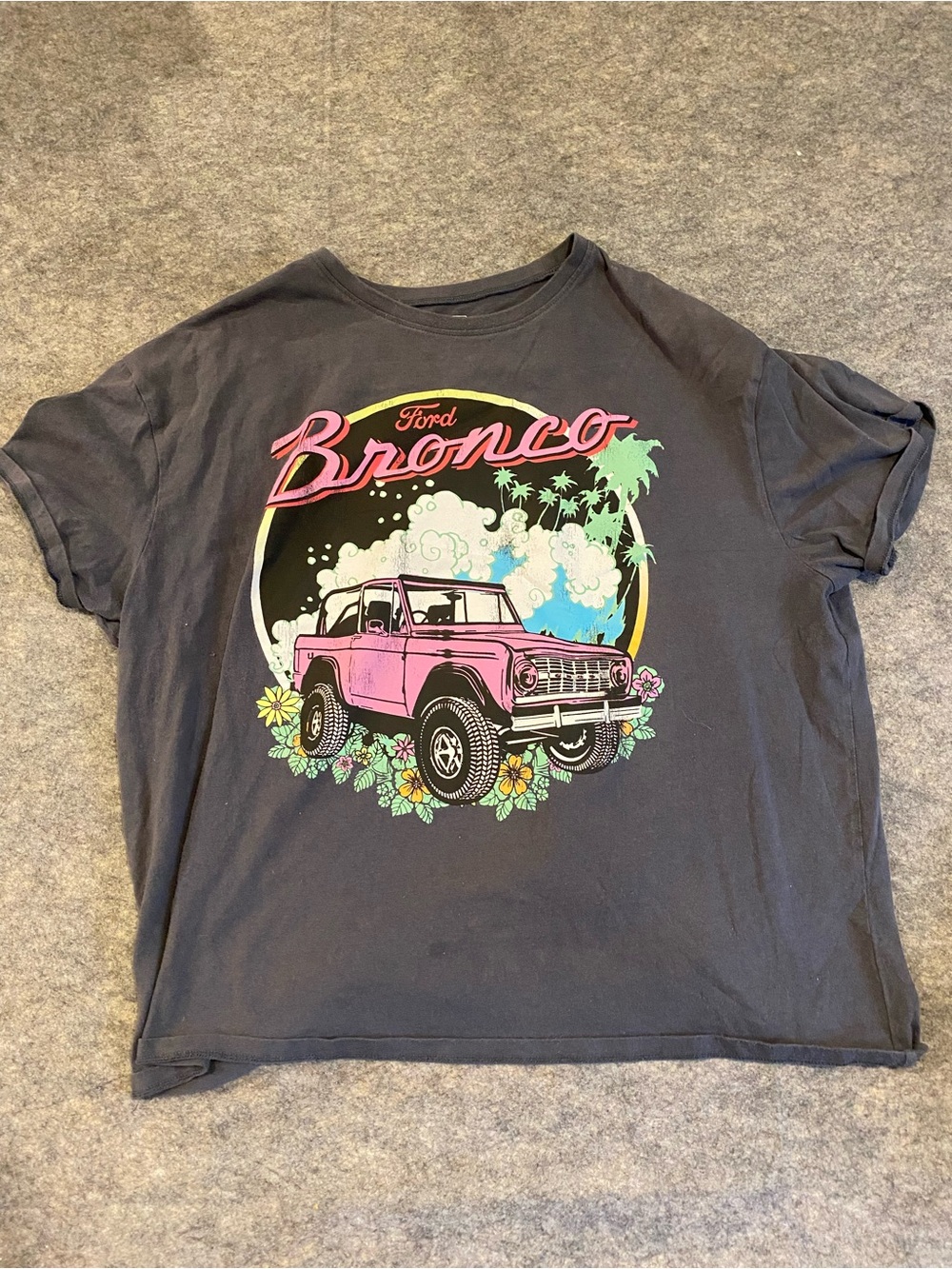 Ford Pink Bronco Graphic Tee